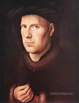 Portrait de Jan de Leeuw Renaissance Jan van Eyck Peinture à l'huile